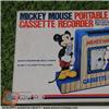 Disney Mickey Mause registratore anni 70