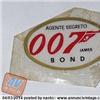 Adesivo James Bond anni 60, fondo edicola, made in italy