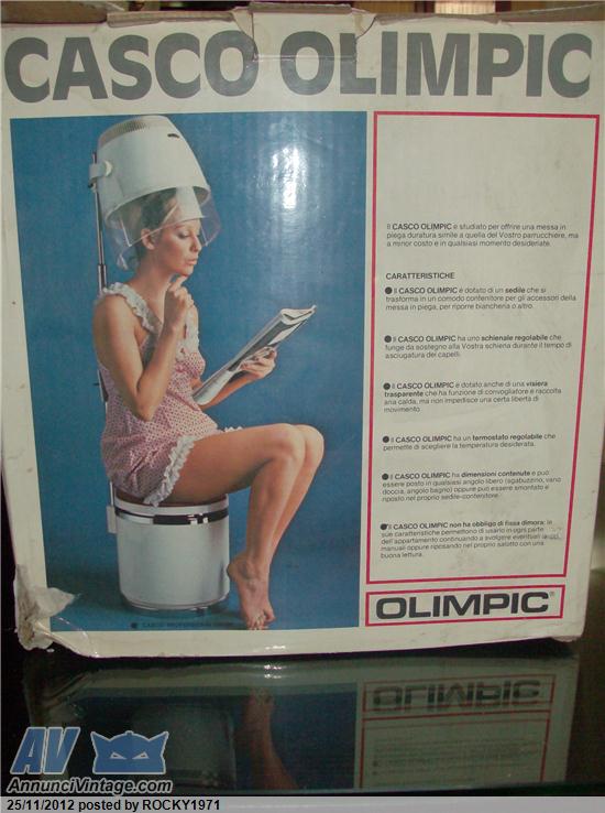 Risultati immagini per Casco asciuga capelli anni 70