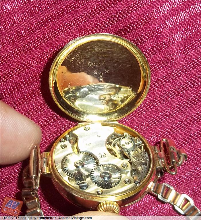 Antico Rolex Donna primi 900 circa 1910 15 cassa e cintutino