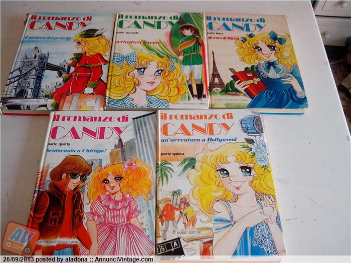 Serie Completa Libri Romanzi Candy Candy Della Fabbri Editori Anni