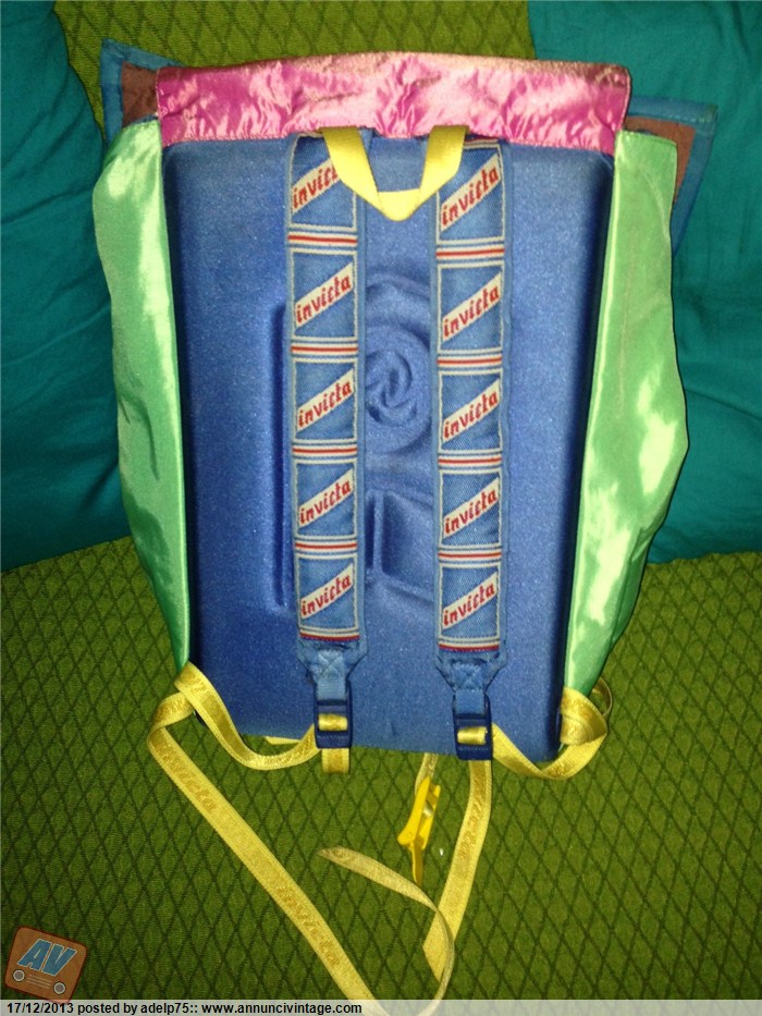 MITICO ZAINO INVICTA JOLLY TOP FLUO come nuovo Il Mito degli anni