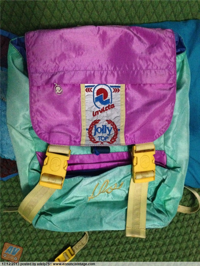 Zaino invicta clearance anni 90 verde