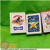 Walt Disney - LOTTO GADGET DISNEY ANNI 90 - SET di 4 mazzi di carte - 3 modiano e 1 dal negro