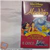 VHS ALLADIN con abbinato gioco JAFAR CONTRO TUTTI