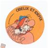 ASTERIX 1976 Dargaud editeur France - lotto 5 adesivi in seta splendidi 