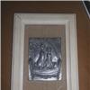 Quadro Walt Disney Productions "gli aristogatti" vintage bassorilievo inciso in metallo originale e marchiato W.D.P.