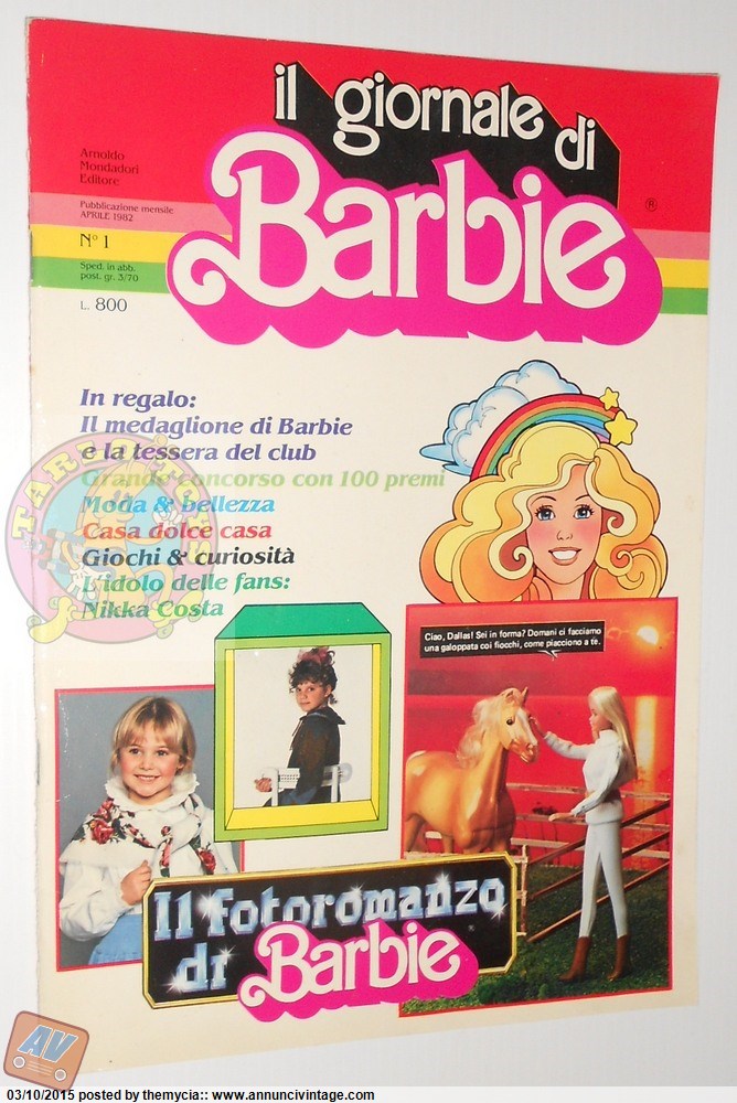 barbie giornale
