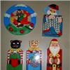 SCATOLE APPENDIABITI DI LEGNO GIOCATTOLO SALVADANAIO CLOWN GATTO PORCELLINO BABBO NATALE BOXES HANGER WOODEN TOY CLOWN CAT MONEY BOX PIG SANTA CLAUS 