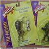 UNIVERSAL STUDIOS MONSTERS SERIES ONE LITTLE BIG HEADS KEY CHAIN SIDESHOW TOY 1999 THE MUMMY THE CREATURE FROM THE BLACK LAGOON PORTACHIAVI N.2
