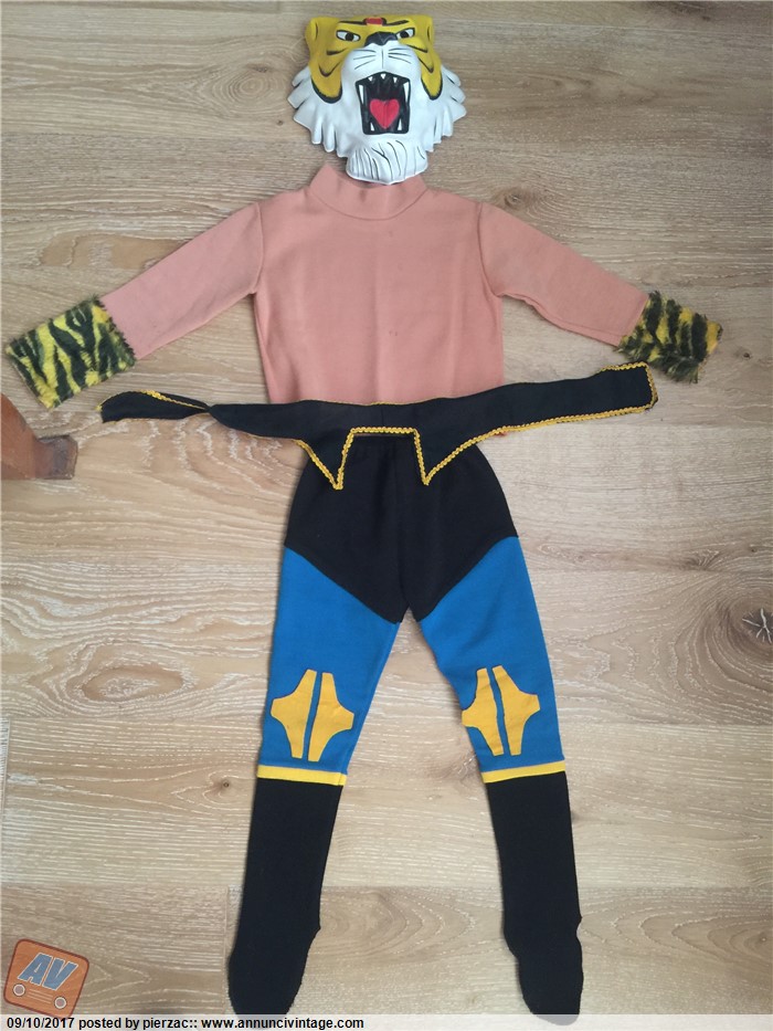 maschera di carnevale uomo tigre toei animation 1984 valuto offerte annuncivintage com mercatino