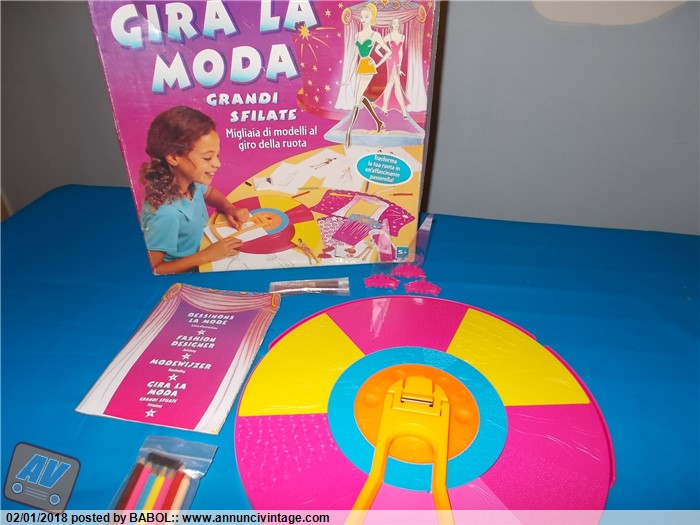 GIRA LA MODA MB giochi vintage curiosando anni 80