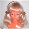 codini elastici per capelli anni 60 con pallette in legno 
