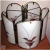 LAMPADARIO VINTAGE VETRO OTTONE PERFETTO