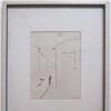 Sylvia Lefkovitz (1924-1987) Disegno a penna su carta 1974