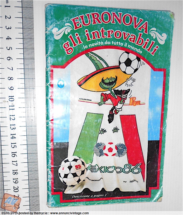 EURONOVA GLI INTROVABILI catalogo 1982 speciale Mexico 82 mondiali