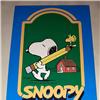 Blocco con fogli traforati di Snoopy