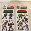 ADESIVI -PUFFY STICKERS MASTERS OF THE UNIVERSE GORDI INTERNATIONAL NUOVI