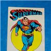 SUPERMAN DC COMICS 1979 ADESIVO DANONE N.5 NUOVO NELLA FUSTELLA