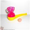 PAPERINO`S pipetta SOFFIASU` originale a due colori in plastica con pallina gadget anni 70&#47;80 dentifricio Disney 