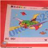 GOLDRAKE UFO ROBOT QUADRO DA RICAMARE COTONE SILF 30X38 MINT `70