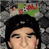 Diego Armando Maradona Maschera Calcio NAPOLI Scudetto Campioni D`Italia anni 80 originale vintage rara