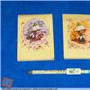 VICTORIA PLUM MATITA & MINI BLOCK NOTES W.M. SHARPE AMZ `80 #2