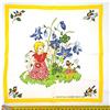 fazzoletto anni 60 con bimba tra i fiori