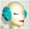 INVICTA 90s cuffie paraorecchie peluche turchese splendide 