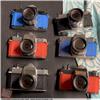6 macchine fotografiche giocattolo con figure hot