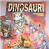 Dinosauri Fol. Bo. set album figurine vuoto + 3 bustine figurine + 1 busta con mini figure 3d e cards tutto sigillato