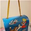Lulu `l` Angelo tra i fiori borsetta originale anni 80 Polistil 
