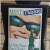 Menta Fabbri Inventabibite Cartello Pubblicitario Promozionale