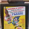 Fabbri Inventabibite Concorso Cartello Pubblicitario Anni `80