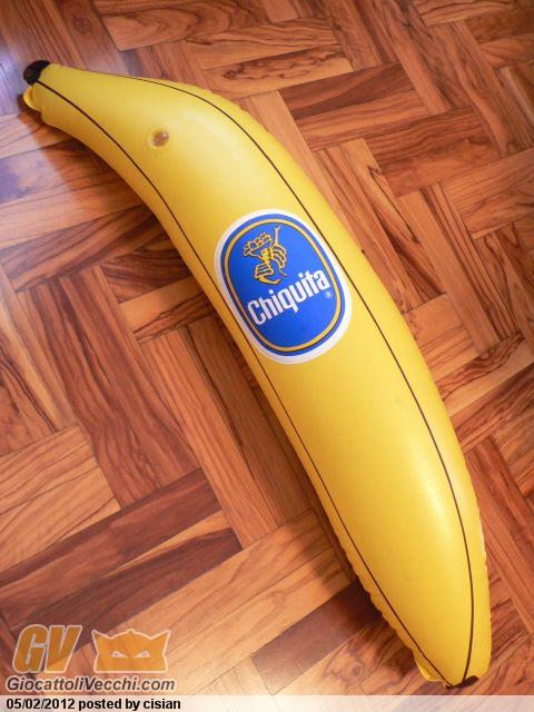 Banana CHIQUITA gonfiabile - prezzo SPEDIZIONE INCLUSA !!!