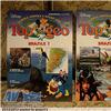 Lotto di 2 libri cartonati Disney TOPOGEO Brasile 1 e 2, del 1999, Nuovi da magazzino.